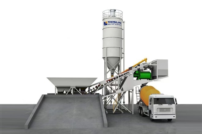 YHZ Mobile concrete plant